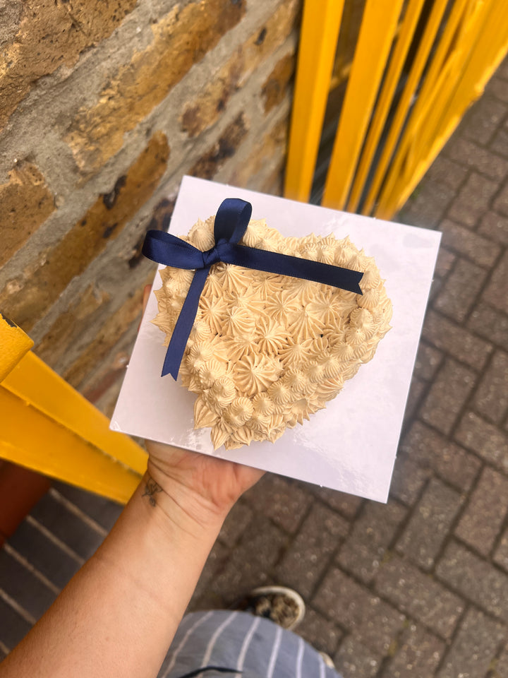 Mini Heart-Shaped Cake (serves 1-2 people)