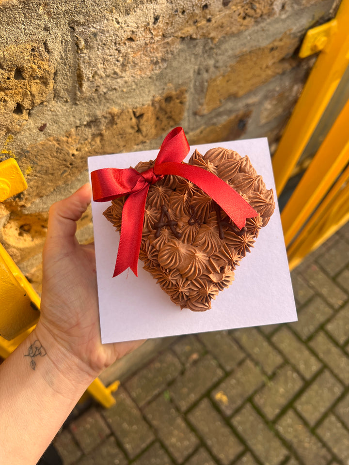 Mini Heart-Shaped Cake (serves 1-2 people)