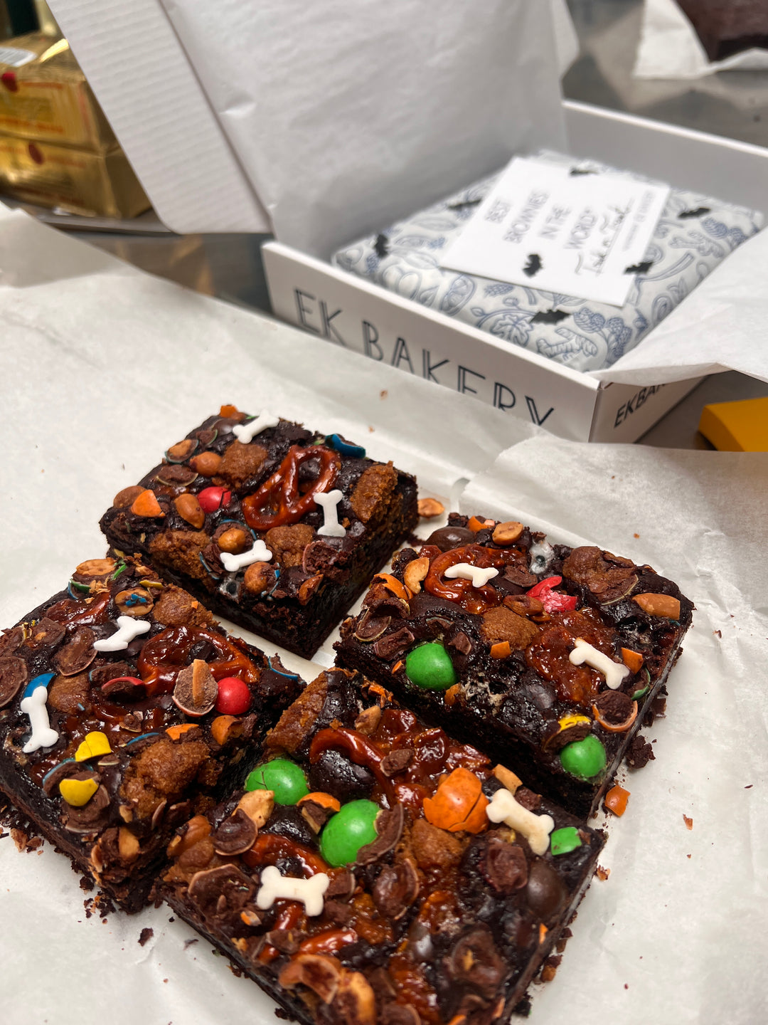 Trick or Treat Halloween Brownies