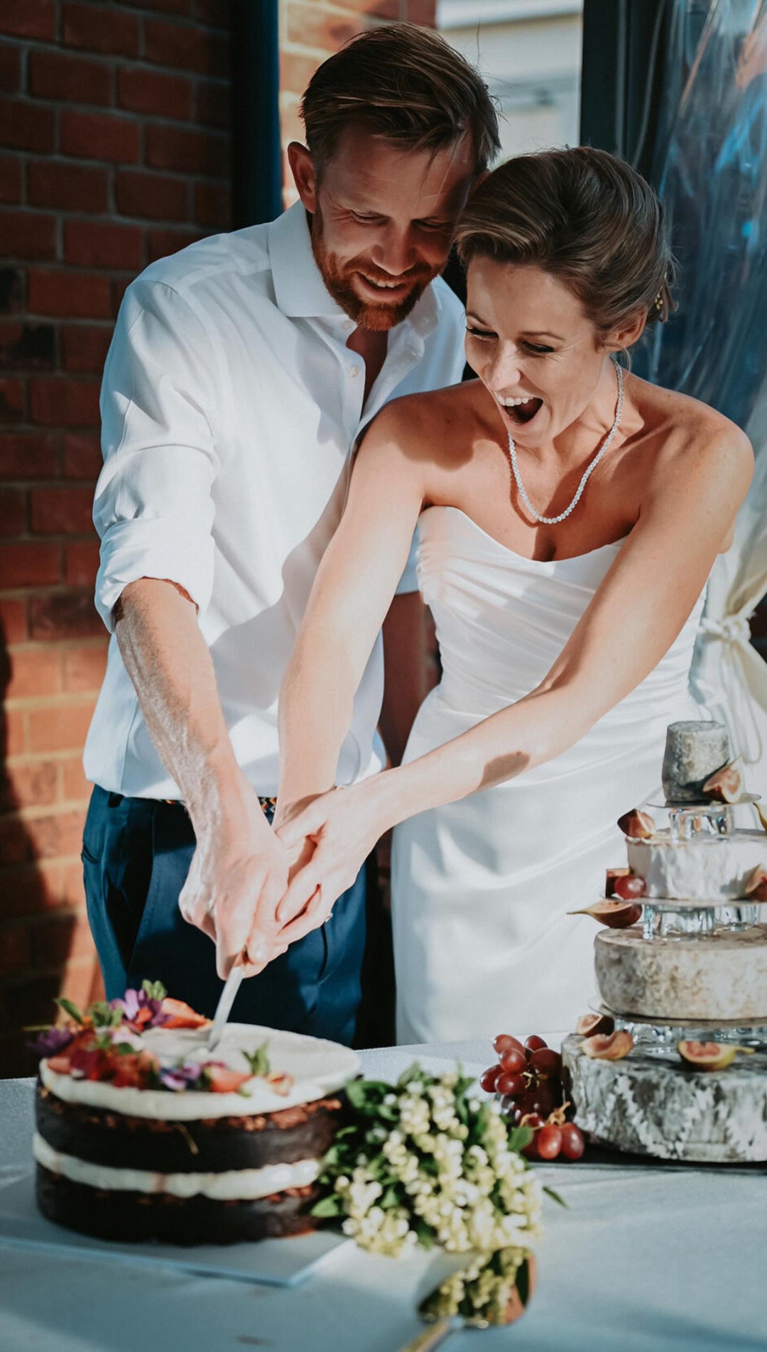 Brownie Wedding Cake