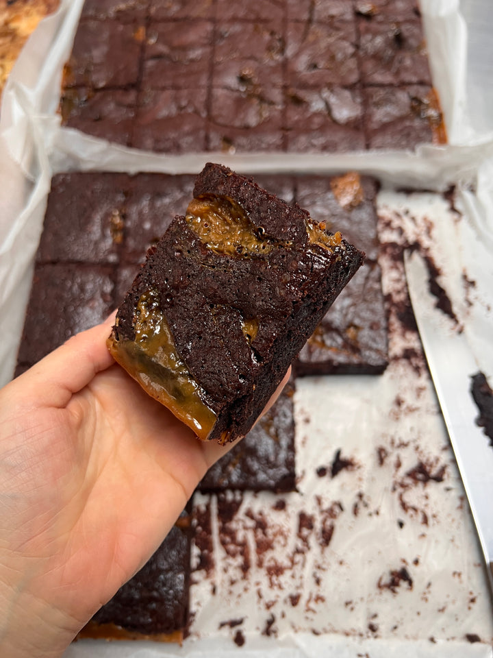 Baileys Caramel Brownies - St. Patrick's Day Special