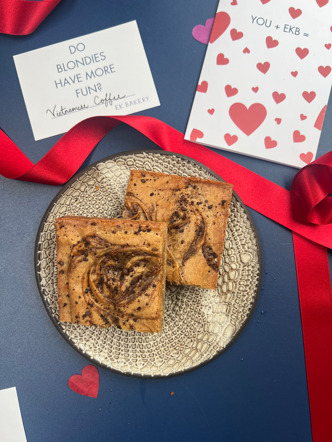 Valentine's Letterbox Blondies & Brownies