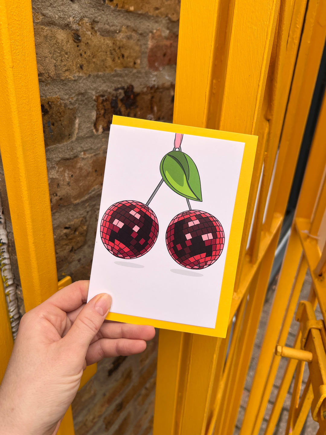Disco Cherries Card (blank)