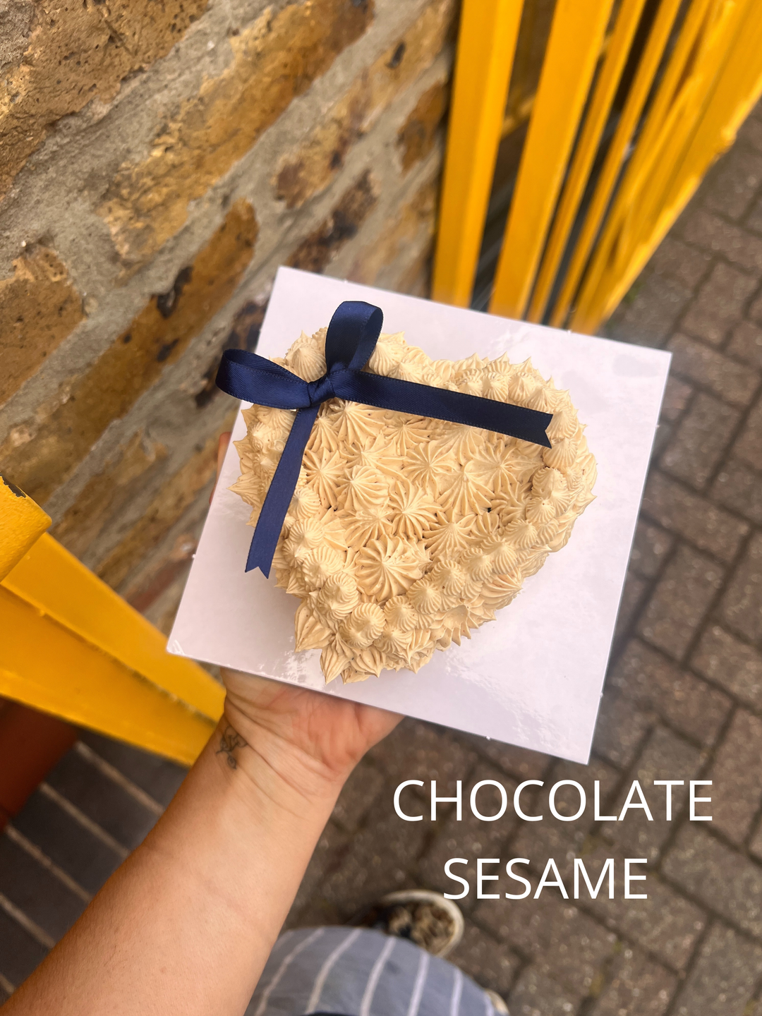 Mini Heart-Shaped Cake (serves 1-2 people)