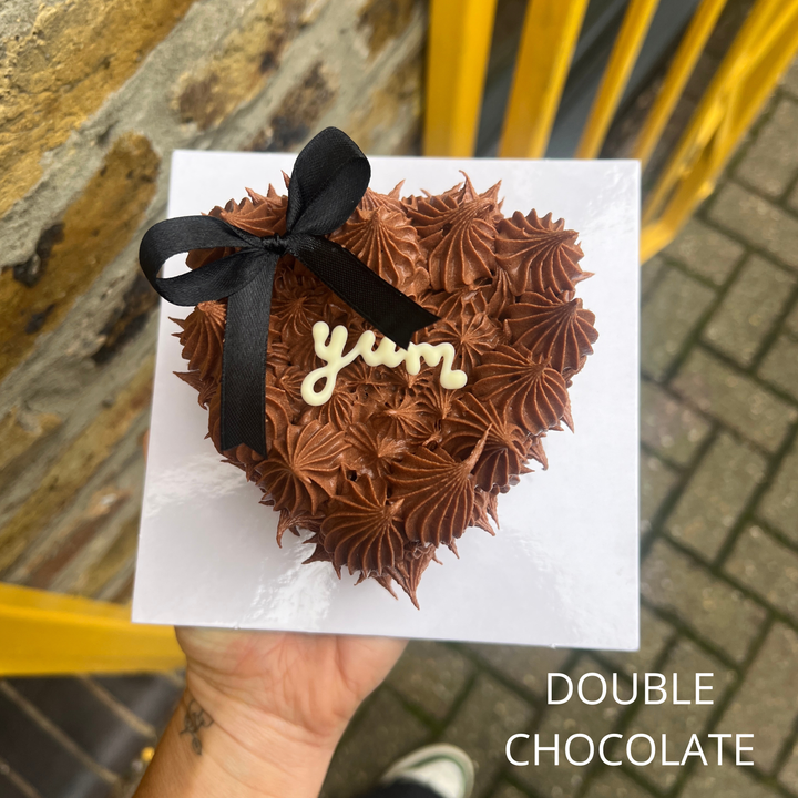 Mini Heart-Shaped Cake (serves 1-2 people)