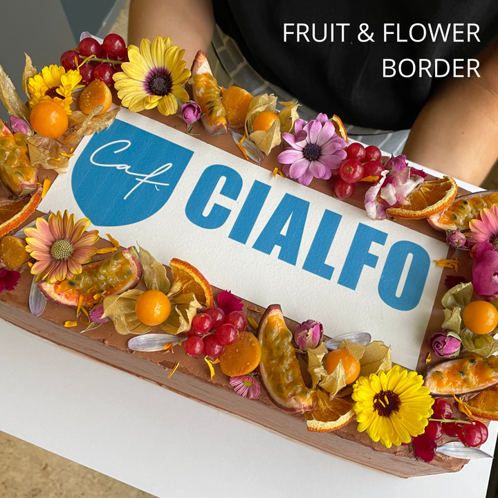 Celebration Cake with Edible Image