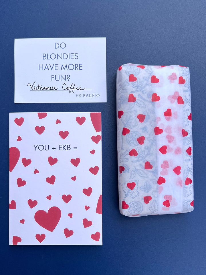 Valentine's Letterbox Blondies & Brownies