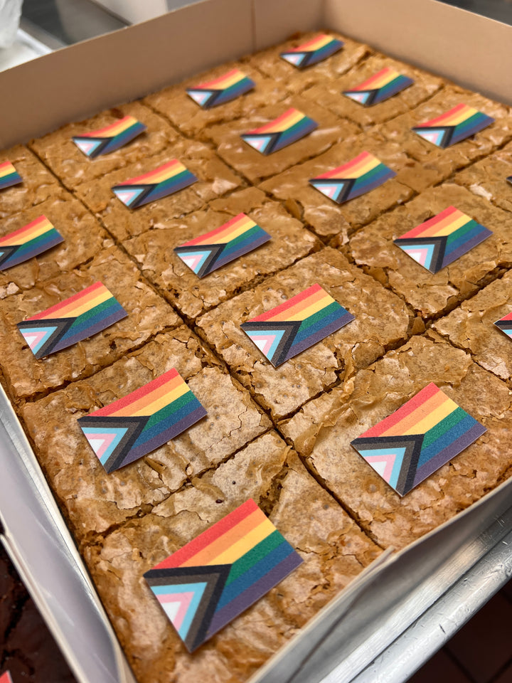 Pride Flag Brownies