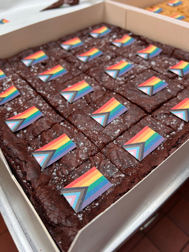 Pride Flag Brownies