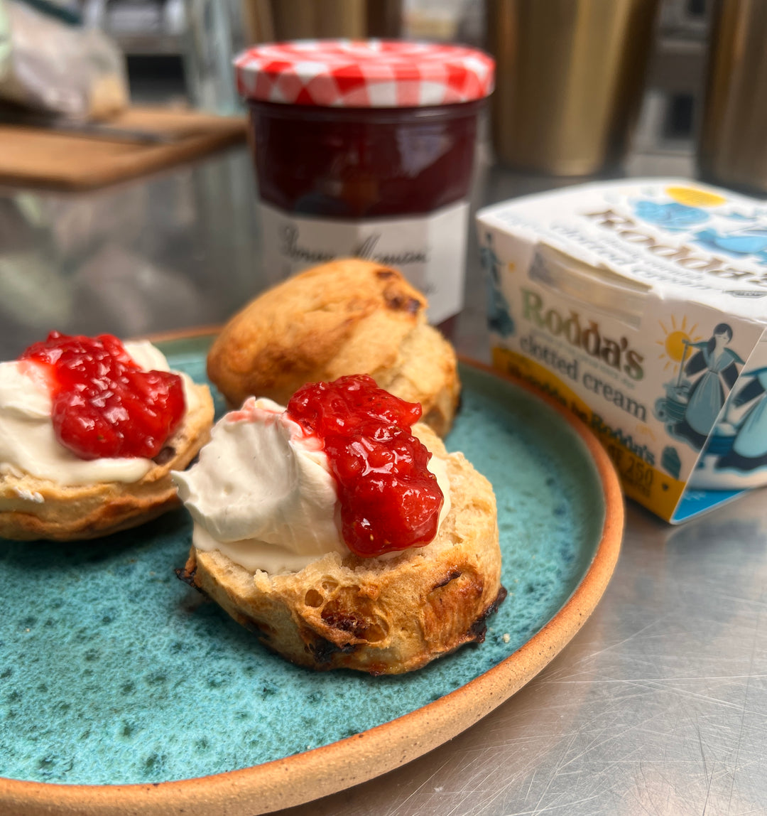 Scones with Clotted Cream & Jam - Box of 15
