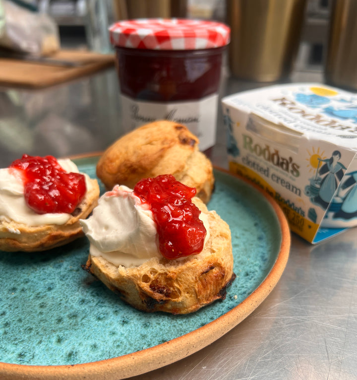 Scones with Clotted Cream & Jam - Box of 15