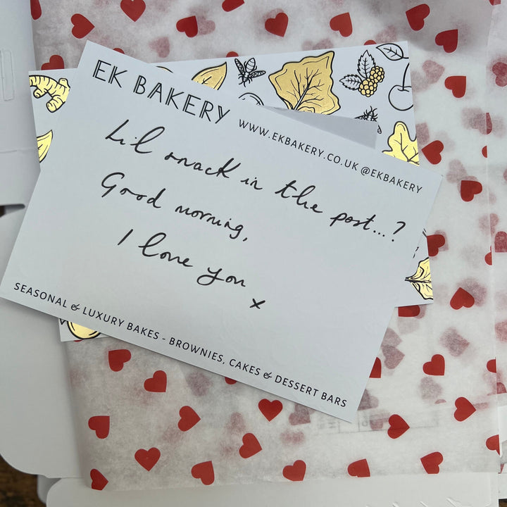 Valentine's Letterbox Blondies & Brownies