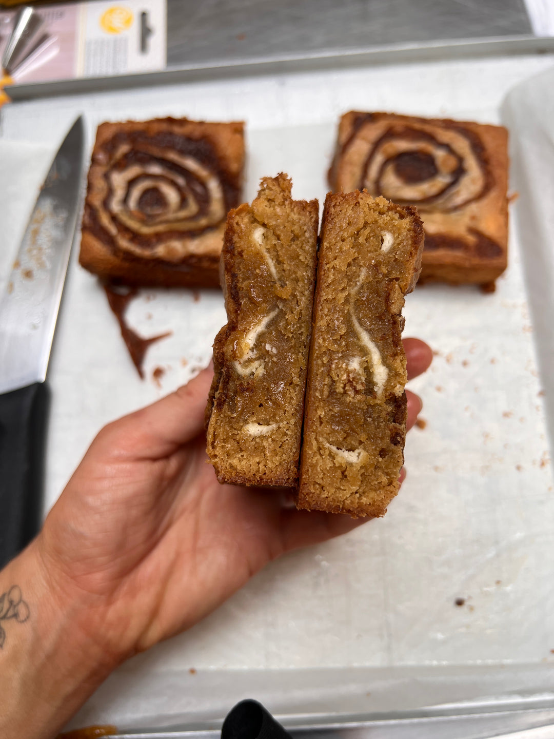 Monthly Special - Cinnamon Swirl Blondies