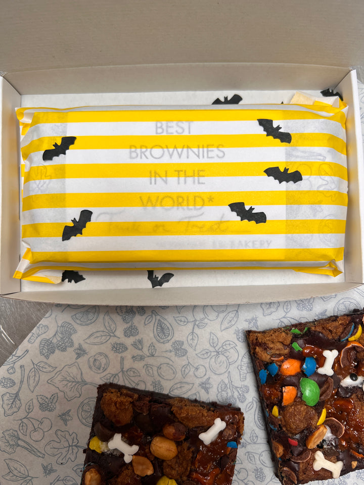 Letterbox Trick or Treat Halloween Brownies
