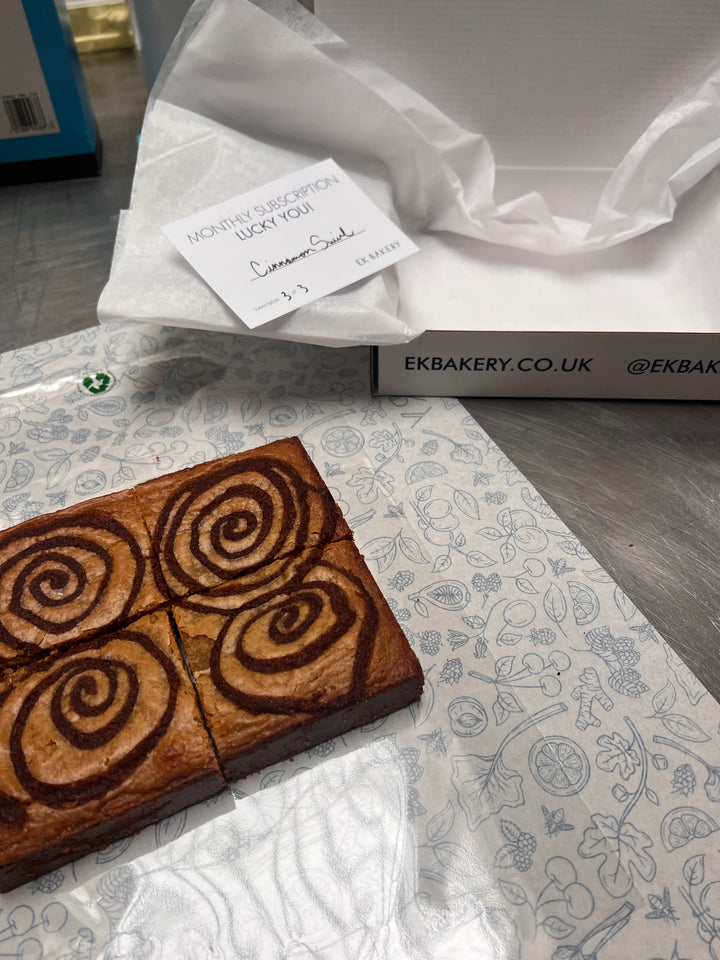 Monthly Special - Cinnamon Swirl Blondies