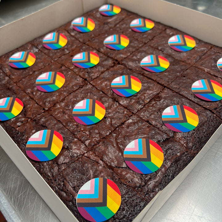 Pride Flag Brownies