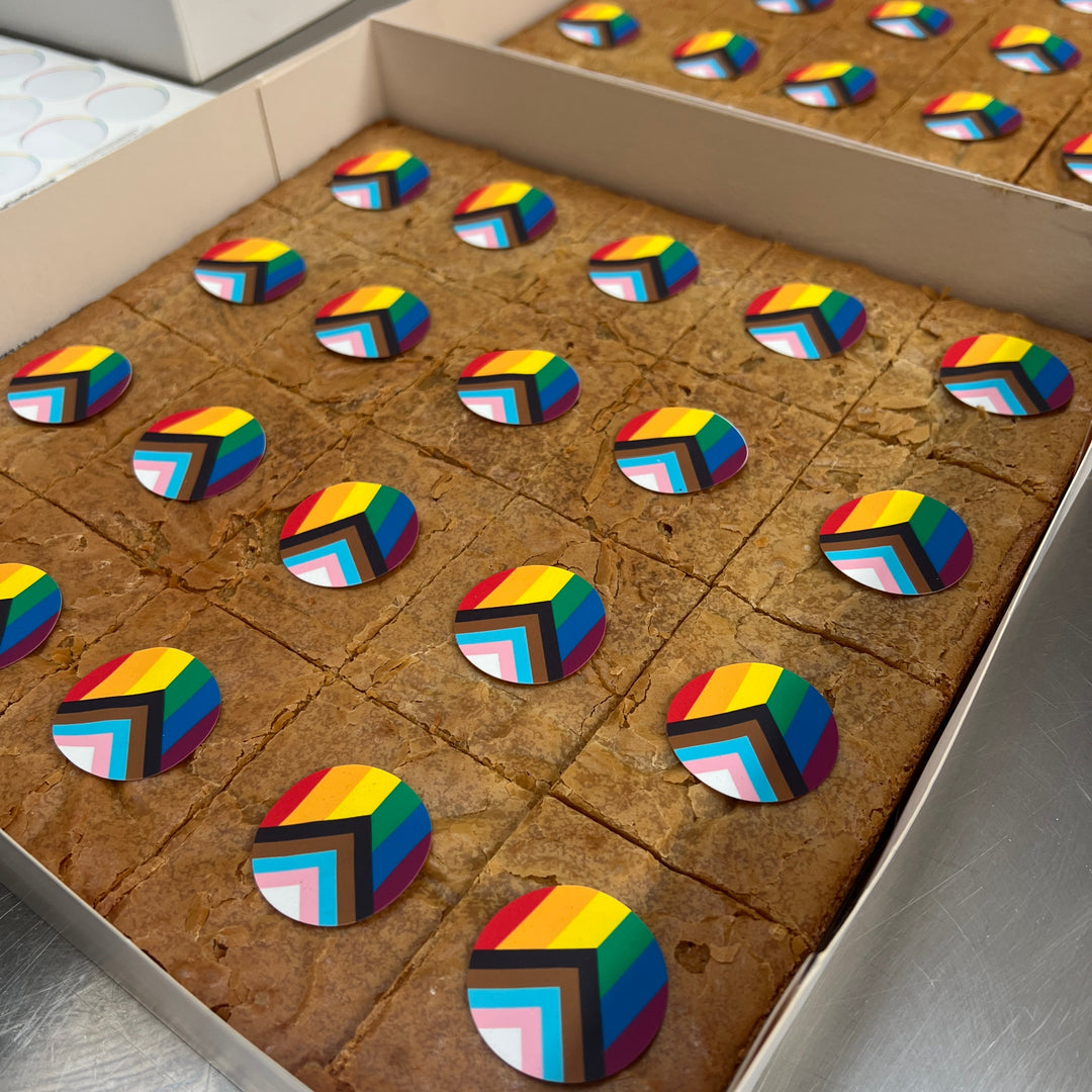 Pride Flag Brownies
