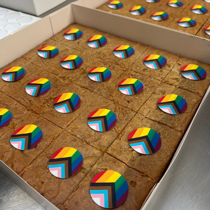 Pride Flag Brownies