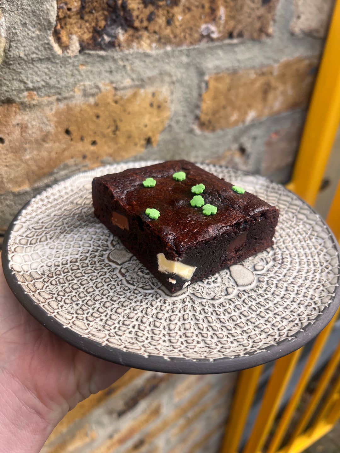 St. Patrick's Day Sprinkle Brownies