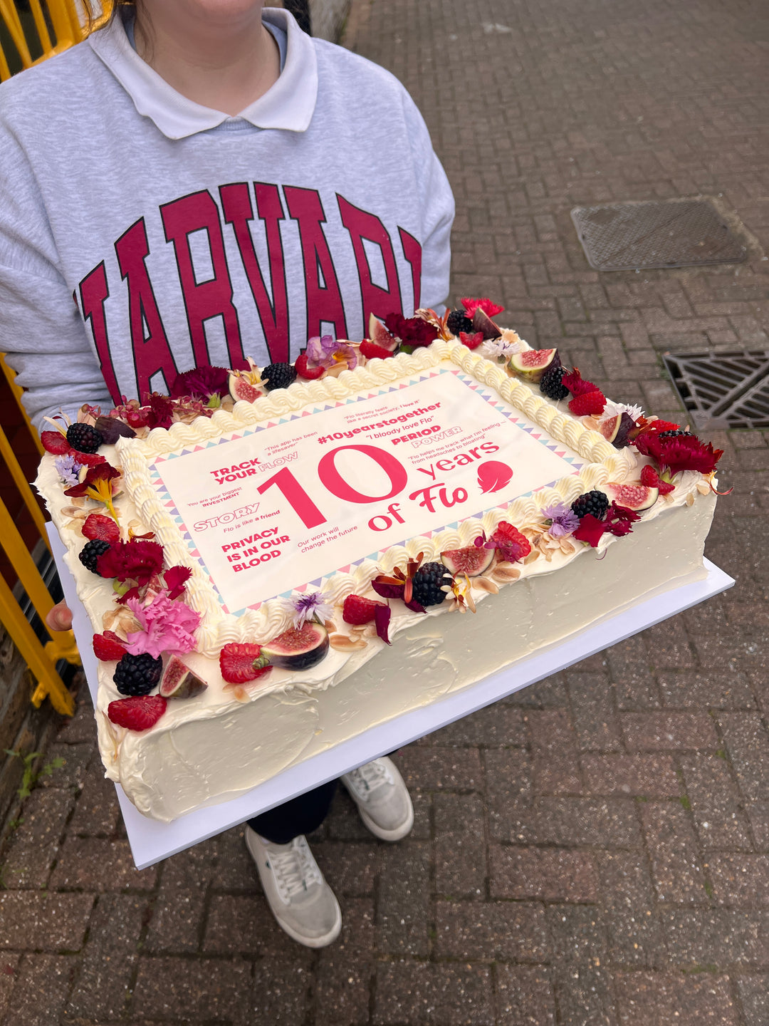 Celebration Cake with Edible Image