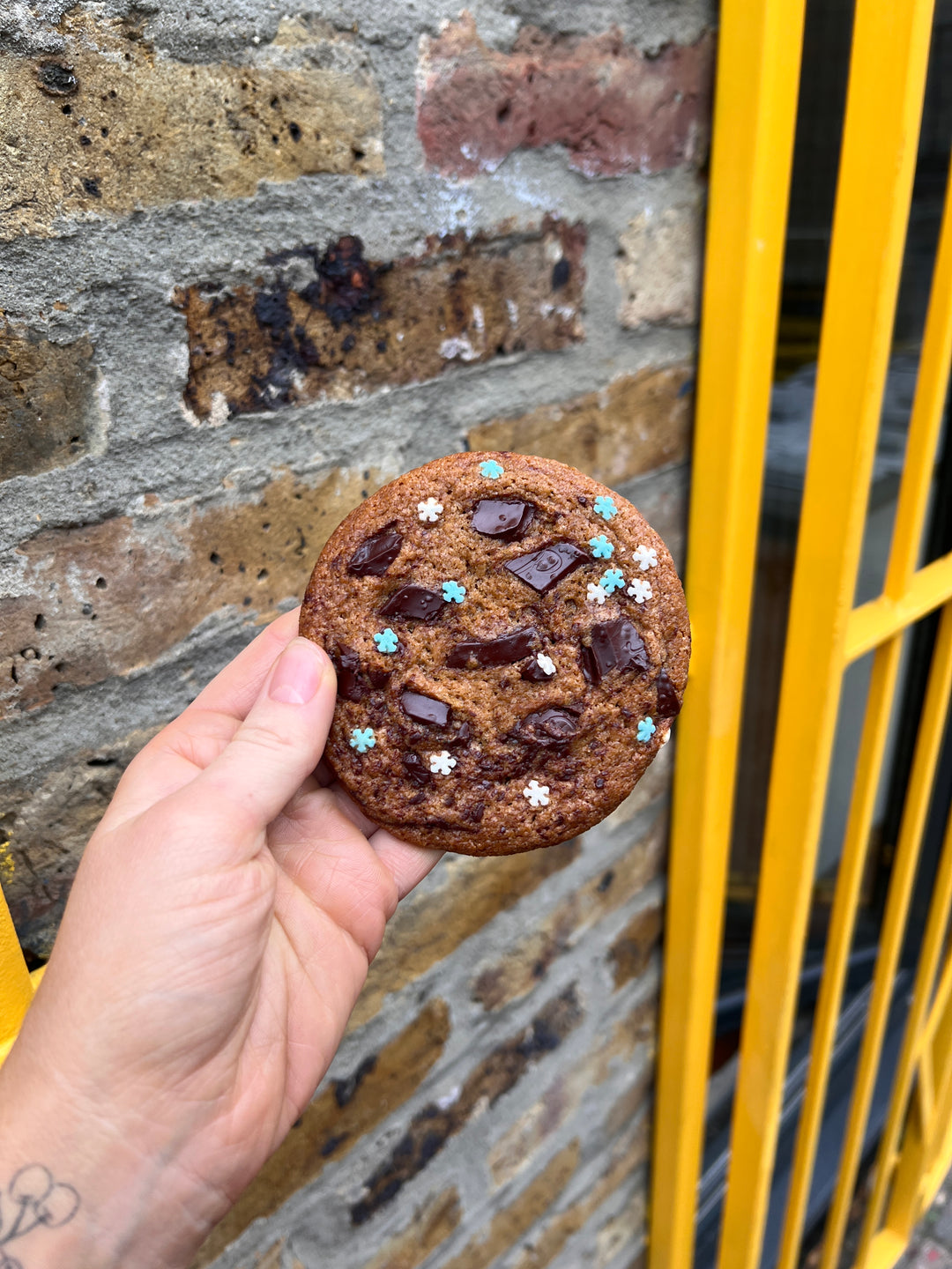 Snowflake Sprinkle Cookies