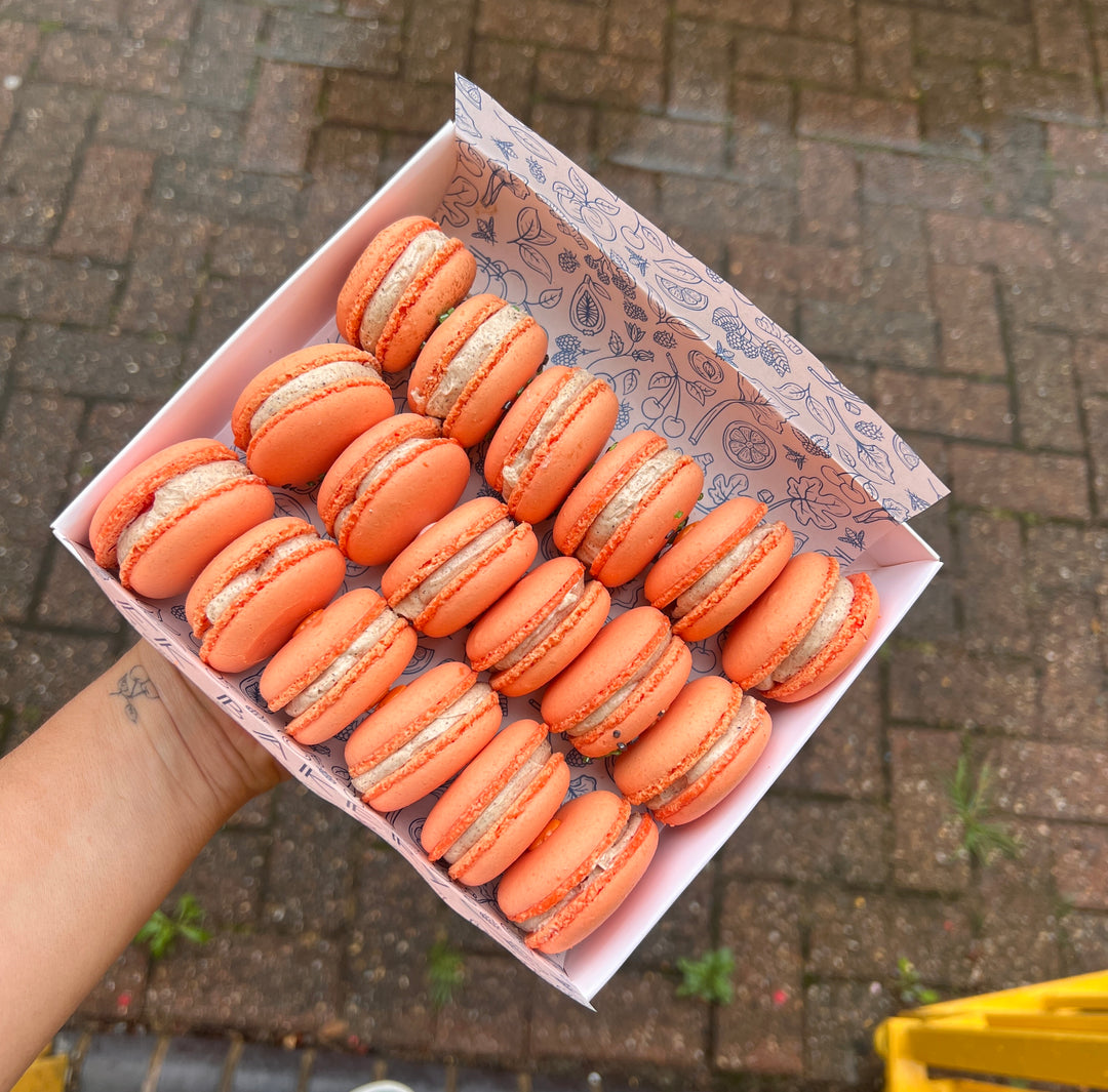 Pumpkin Spice Macarons