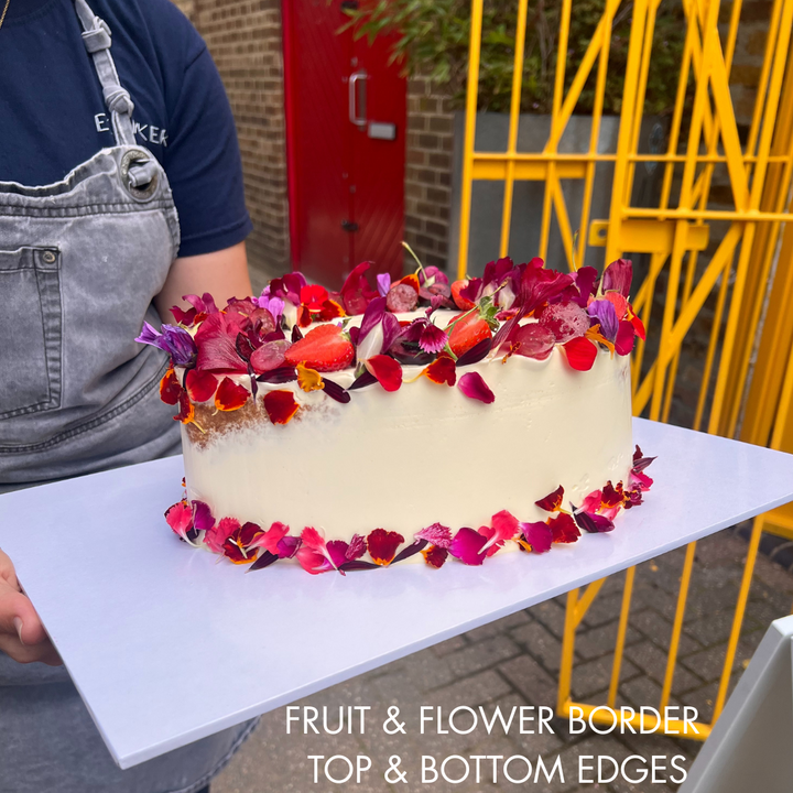 Heart-Shaped Celebration Cake