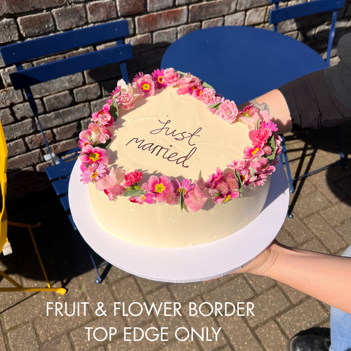 Heart-Shaped Celebration Cake