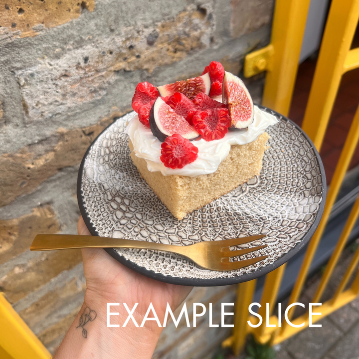 Large Round Single Layer Italian-Style Cakes