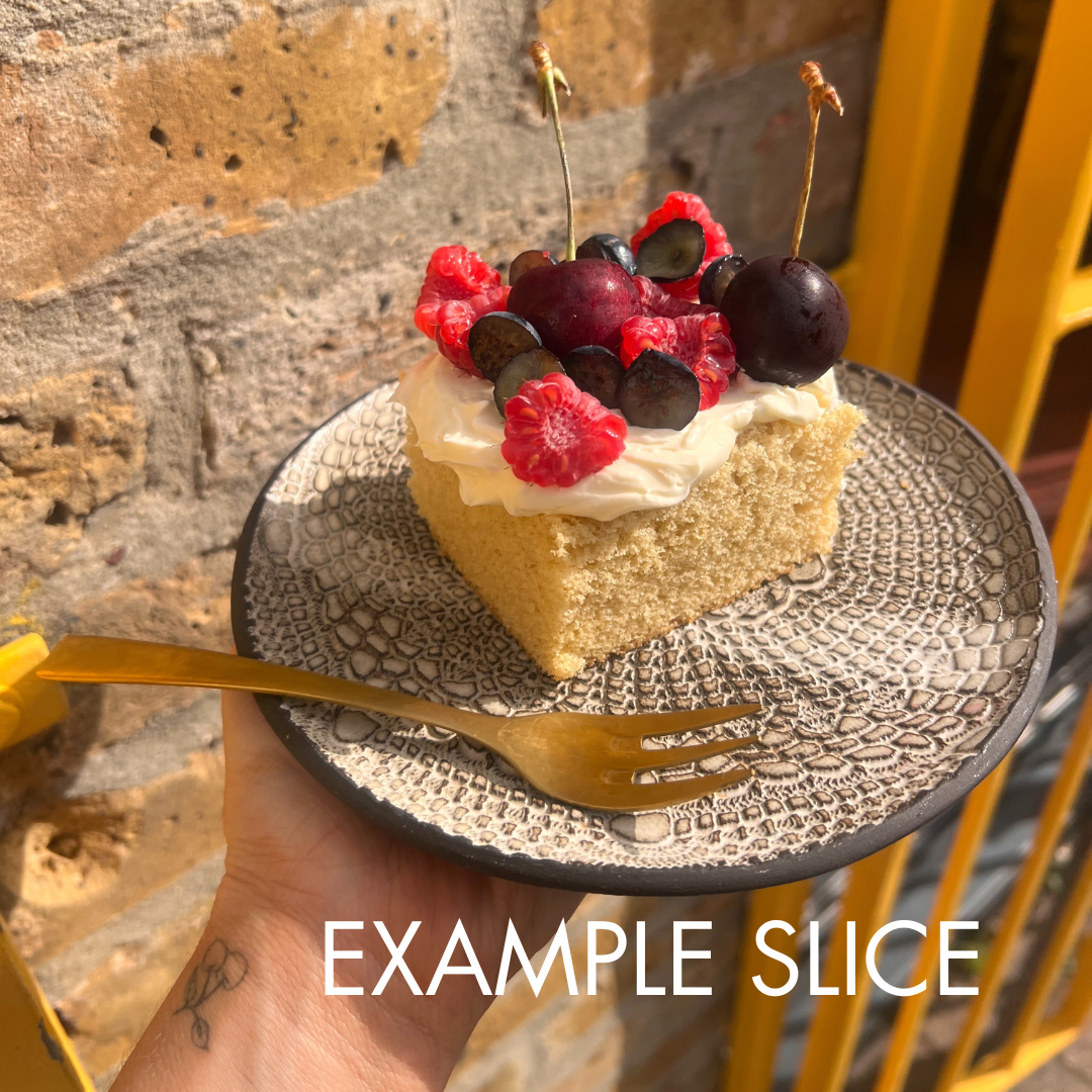 Large Round Single Layer Italian-Style Cakes