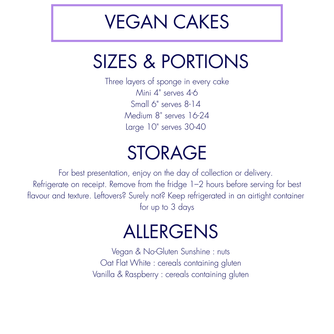 Vegan Cake - Assorted Flavours