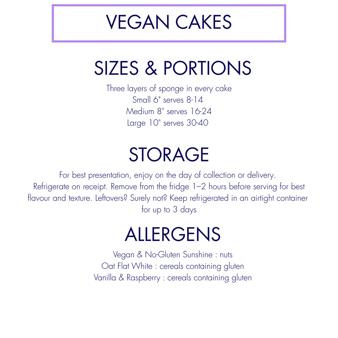 Vegan Cake - Assorted Flavours