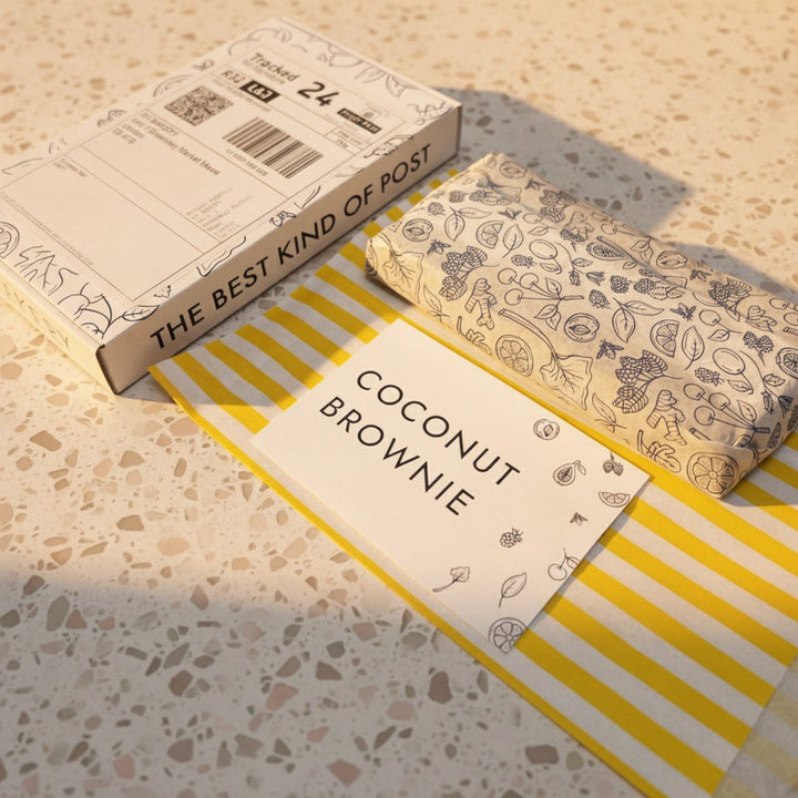 Letterbox Coconut Brownies - July Special