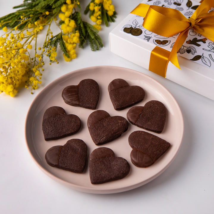 Mother's Day Chocolate Sablé Biscuits